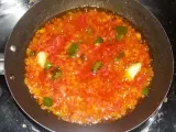 Ricetta Spaghetti aglio, olio, pomodori e peperoni