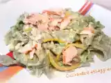 Ricetta Di cime di rapa e di salmone al profumo di limone