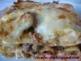 Ricetta Lasagne al forno ai funghi e prosciutto
