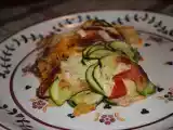 Ricetta Millefoglie di pane carasau con zucchine, scamorza e pomodorini