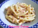 Ricetta Maccheroncini salmone e besciamella