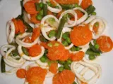 Ricetta Anelli di totano con verdure