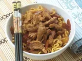 Ricetta Noodles con pollo in agrodolce