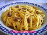 Ricetta Linguine con carbonara di salsiccia