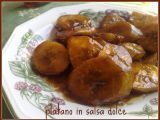 Ricetta Platano in salsa dolce