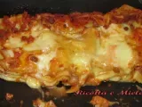 Ricetta Lasagne di carne e prosciutto cotto/ lasagnas de carne y jamon cocido