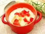 Ricetta Crema di fagioli di pigna con baccala al rosmarino