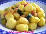 Ricetta Gnocchi cremosi con zucchine e pancetta