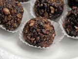 Ricetta praline al cioccolato con croccante di castagne per dirvi grazie