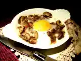 Ricetta Uova al tegamino con funghi ... più semplice di così ...