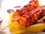 Ricetta Spiedini di pollo glassati al miele
