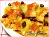 Ricetta Il ponte delle catene & filetti di persico in umido con olive di gaeta