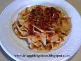 Ricetta Pappardelle con sugo di carne