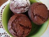 Ricetta Piccoli muffins al cioccolato con cuore di pistacchio _ pisztàciàs csokis muffins