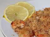 Ricetta Calamari e gamberetti gratinati al forno