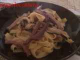 Ricetta Tagliatelle con zucchine e speck