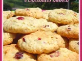 Ricetta Cookies con cranberries, fiocchi d'avena e cioccolato bianco