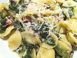Ricetta Orecchiette pancetta e spinaci
