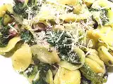 Ricetta Orecchiette pancetta e spinaci