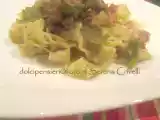 Ricetta Reginette porri, pancetta e carciofi di dolcipensieri