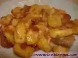 Ricetta Gnocchi di polenta filanti con sugo ai funghi