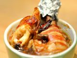 Ricetta Pollo in cocotte con funghi e pancetta