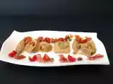 Ricetta Tortelli integrali di patate dolci con pistacchio di bronte e pancetta croccante