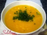 Ricetta Minestra di riso arancione con zucca e carote