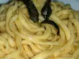 Ricetta Tajarin al burro nocciola e profumo di salvia