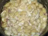 Ricetta Gnocchi caprino, noci e pancetta