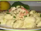 Ricetta Gnocchetti con asparagi e gamberi