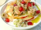 Ricetta Tartare di salmone alle mele e melagrana