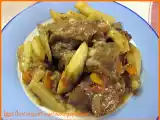 Ricetta Castrato (agnellone) al forno con patate.