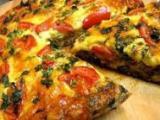 Ricetta Frittata di pomodori, cipolla e basilico