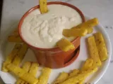 Ricetta Bastoncini di polenta al timo con fonduta di grana