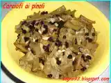 Ricetta Carciofi con pinoli ed uvetta