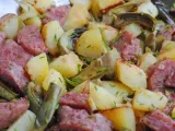 Ricetta Padellata di cotechino, carciofi e patate