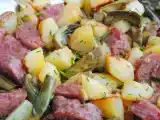 Ricetta Padellata di cotechino, carciofi e patate