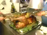 Ricetta Tacchino ripieno in bella vista
