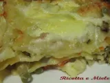 Ricetta Lasagne alle verdure e prosciutto cotto/ lasagnas con verduras y jamon