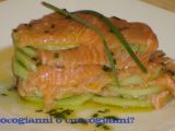 Ricetta Millefoglie di salmone e kiwi