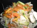 Ricetta Spaghetti di riso con pollo