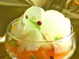 Ricetta Salmone marinato con melone d'inverno