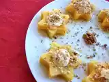 Ricetta Stelle di polenta con zola e noci