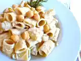 Ricetta Mezze maniche rigate con crema di ceci e ricotta