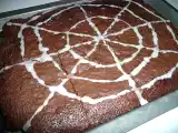 Ricetta Ragnatela di brownies al gianduia
