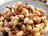 Ricetta Gnocchi con chiodini, gamberi e pomodori