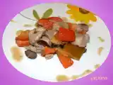 Ricetta Bocconcini di agnello con peperoni e olive