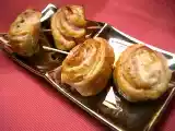 Ricetta Spiraline di sfoglia con prosciutto cotto, edamer e rosmarino