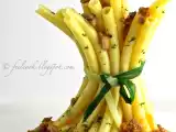 Ricetta Ziti al ragù di coniglio e crema di peperoni